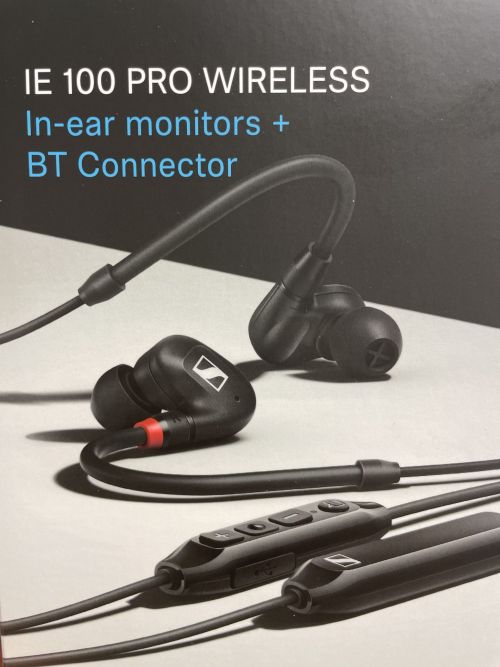 Sennheiser IE 100 Wireless med formstøpte ørepropper